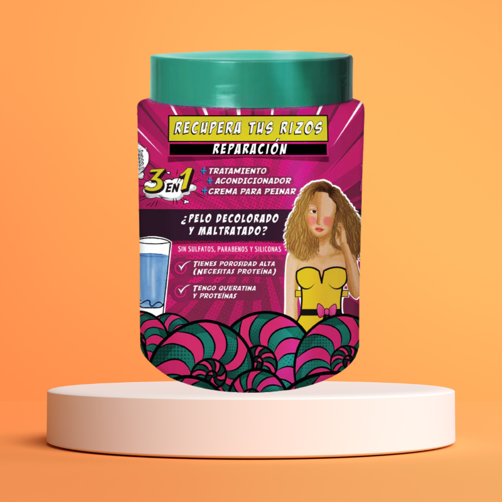 Tratamiento 3 en 1 Reparación Total – Queratina & Proteínas (1000gr)